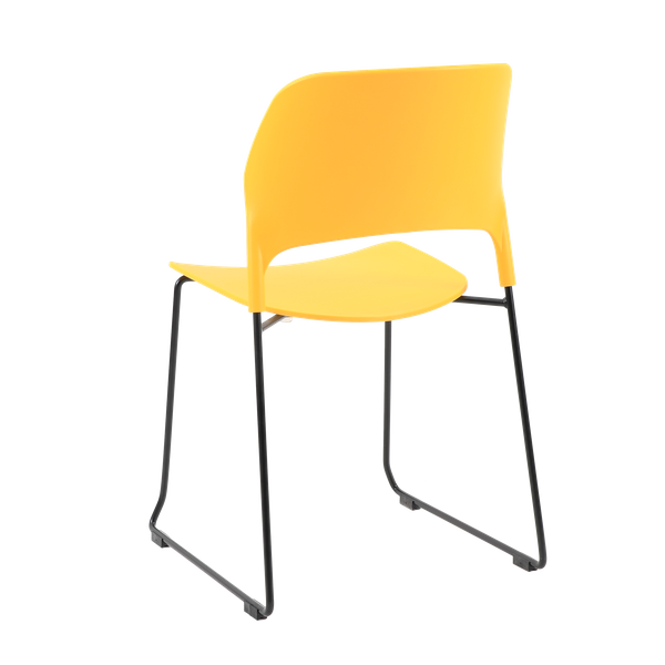 Chair TIPICO yellow & black