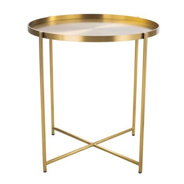 Coffee table MOON brass