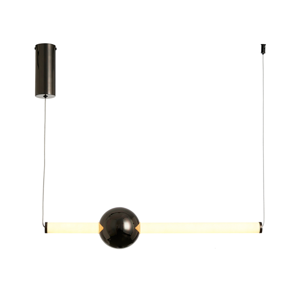 Pendant lamp O-LINE LED 63 cm black